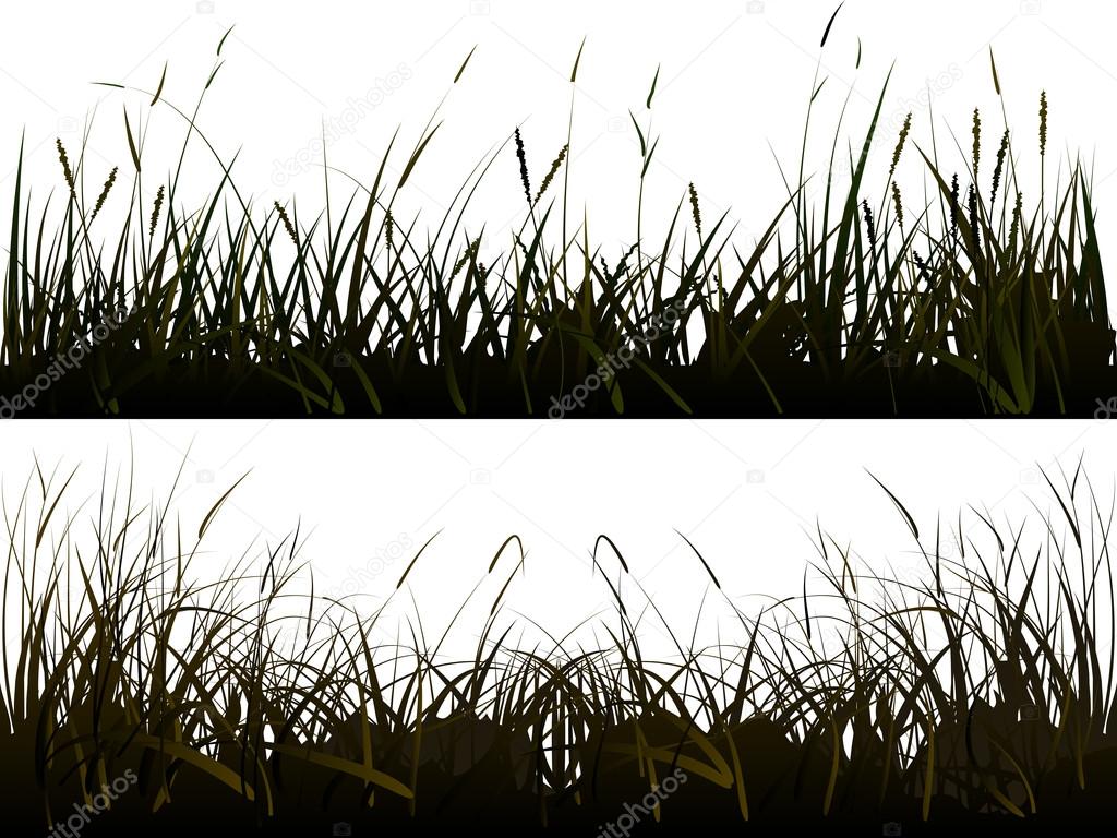 Background of realistic meadow grass.