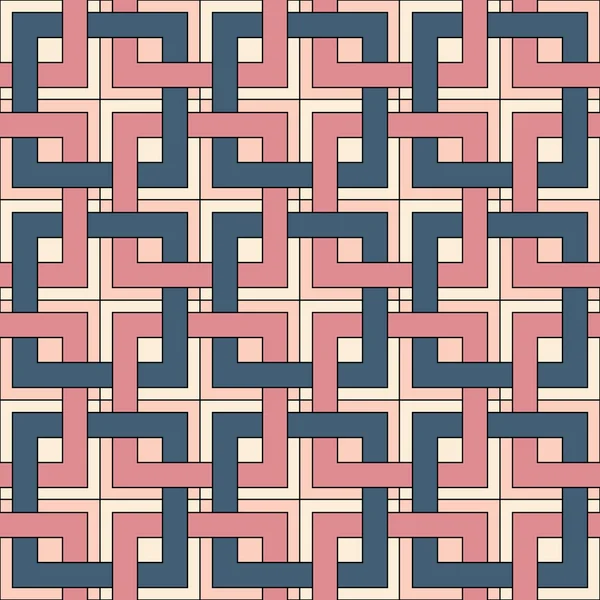 正方形要素のシームレスなパターン. — ストックベクタ