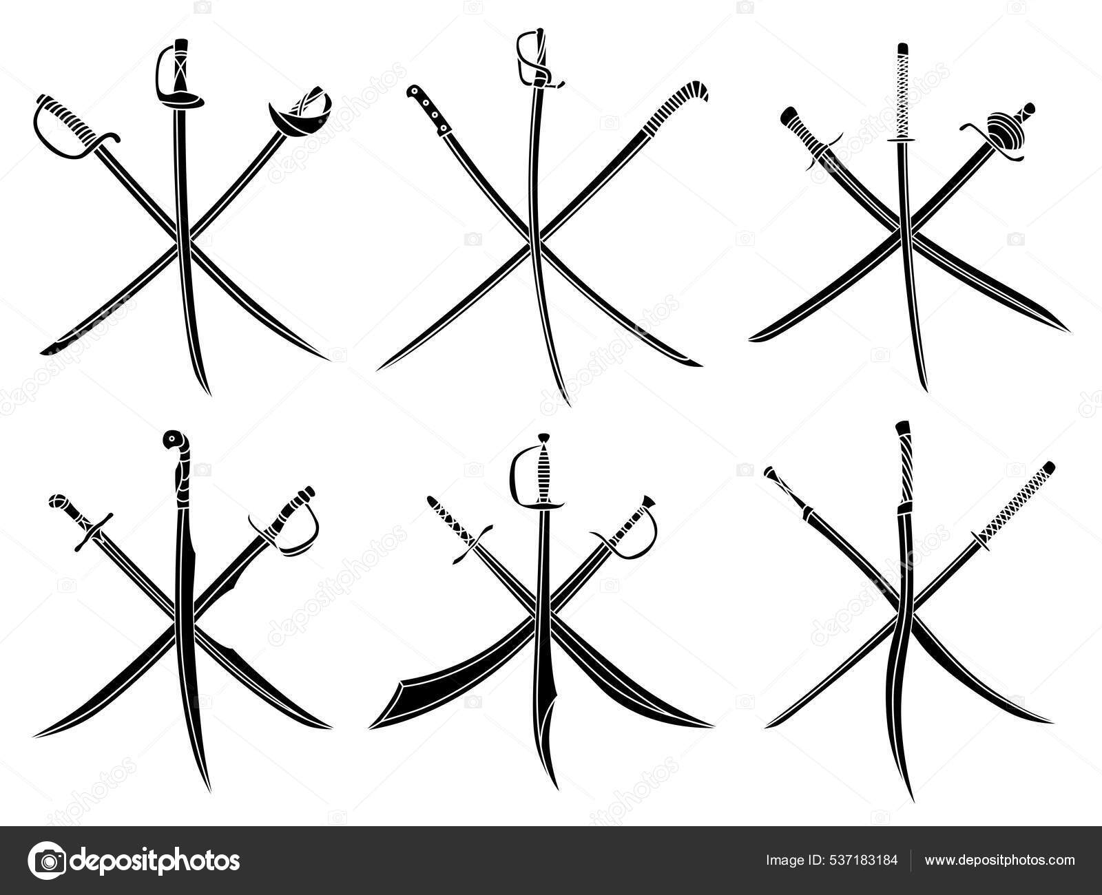 Crossed Swords and Sabers, Vectors