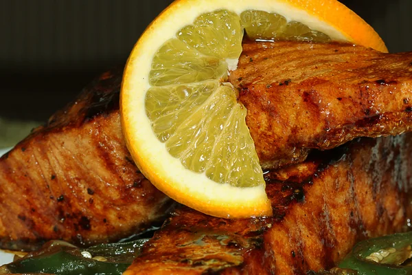 Salmón teriyaki — Foto de Stock