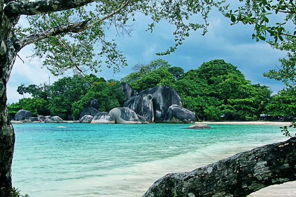 Beau paysage de Tanjung Tinggi Belitung — Photo