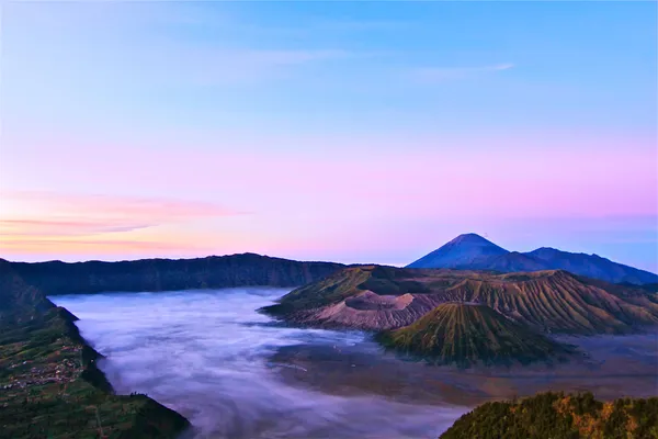 Morning at mount bromo — Stock Photo, Image