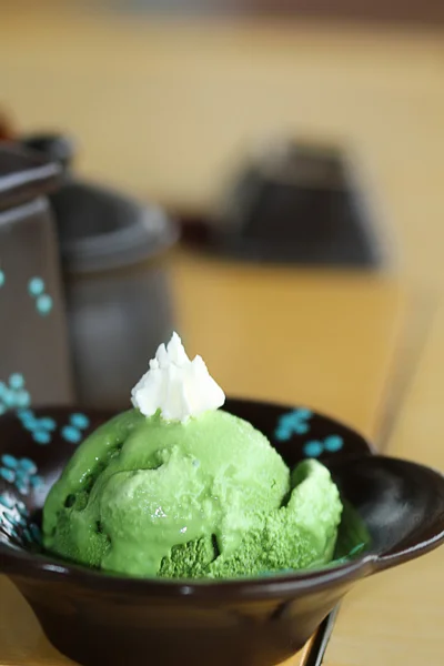 Grüner Tee Milch Shake japanischen Stil — Stockfoto