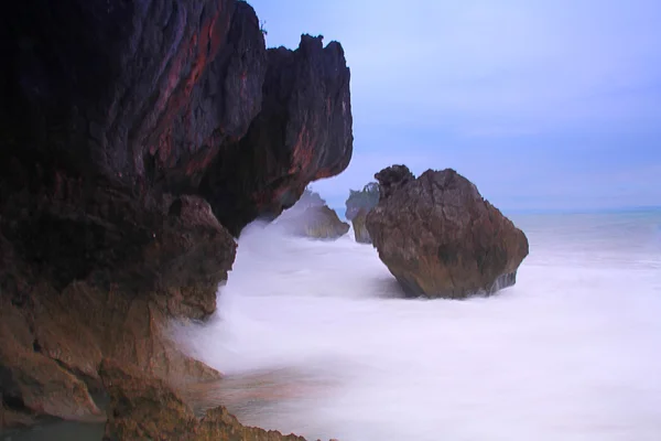 Paisaje de olas marinas — Foto de Stock