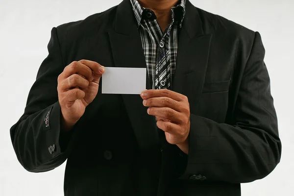 Cartão comercial em branco — Fotografia de Stock