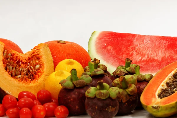 Healthy fruits and vegetables — Stock Photo, Image