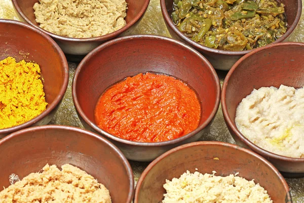 Some spices and herbs — Stock Photo, Image