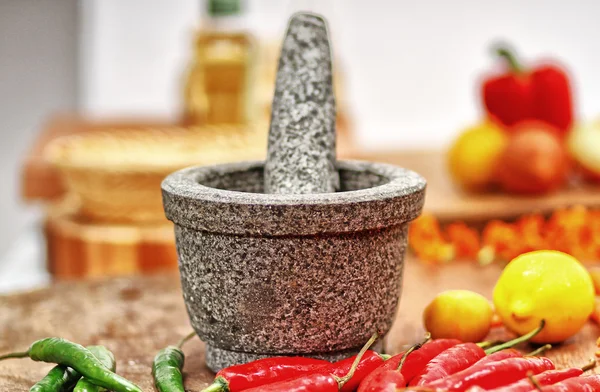 Mortar and pstle — Stock Photo, Image