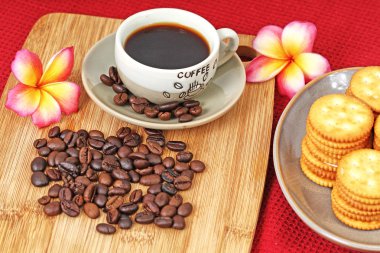 Kahve molası için bisküvi