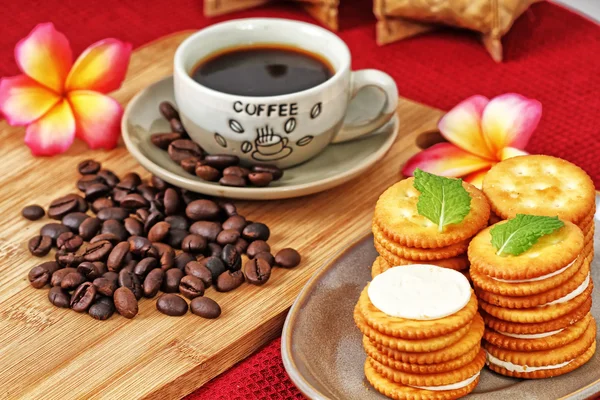Sušenky pro přestávka na kávu — Stock fotografie