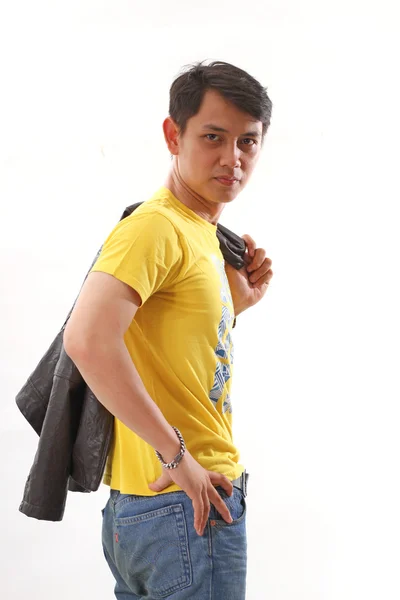 Fiatal, jóképű, indonéz ember — Stock Fotó