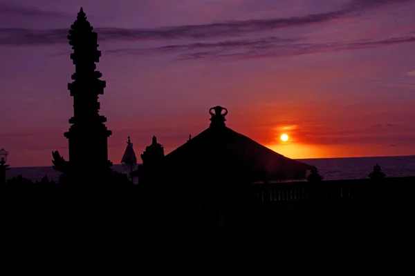 Захід сонця на острові Балі — стокове фото