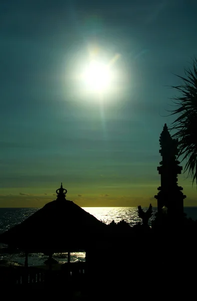 Spiagge di Bali e tramonto — Foto Stock