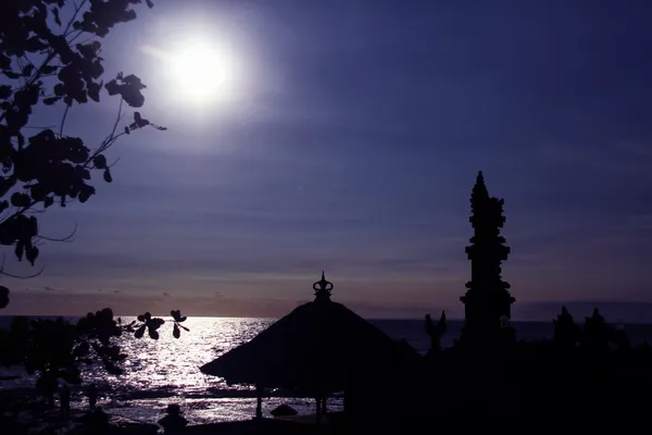 Spiagge di Bali e tramonto — Foto Stock