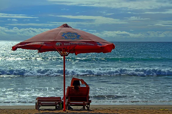 Plages de Bali et coucher de soleil — Photo