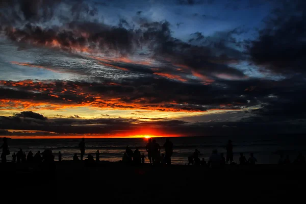 Plages de Bali et coucher de soleil — Photo