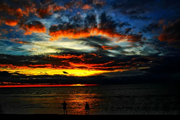Bali beachs and sunset — Stock Photo, Image