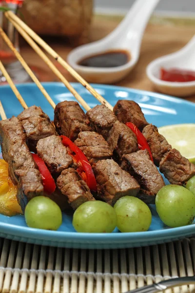 Beef satay — Stock Photo, Image