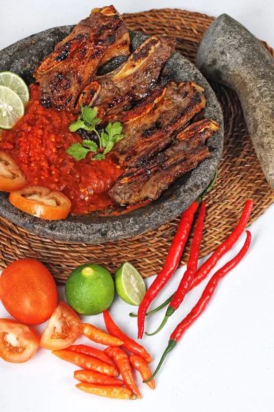 Indonesisches Essen — Stockfoto