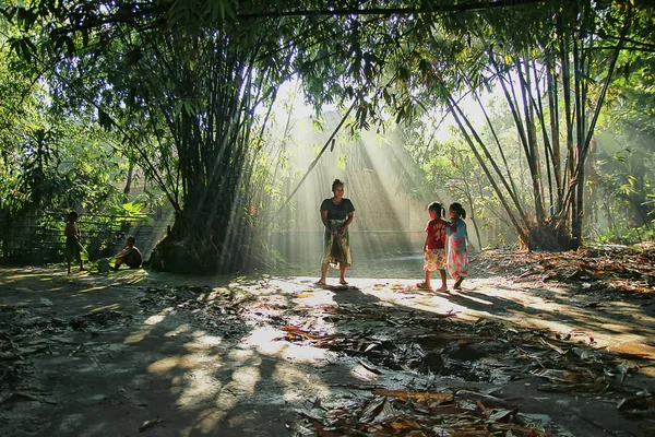 Raio de luzes — Fotografia de Stock