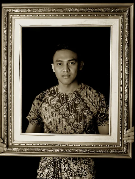 Przystojny mężczyzna-indonezyjski — Zdjęcie stockowe