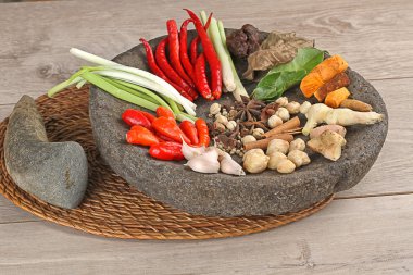 harç üzerine baharat