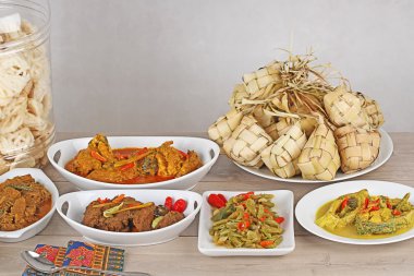 Ketupat lebaran, Indoneian food clipart