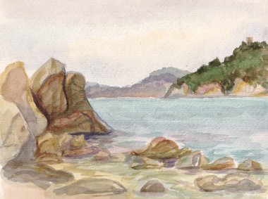 Deniz ve taşlar