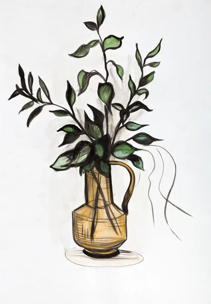 Planta em um vaso — Fotografia de Stock