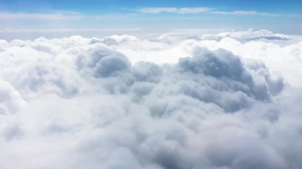 云彩和蓝天作为自然的背景 — 图库视频影像