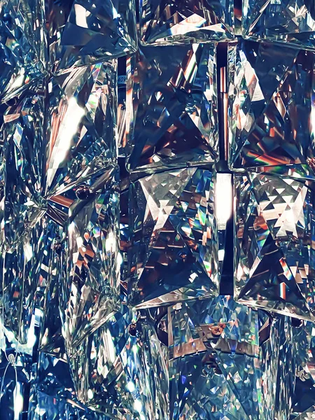 Crystal Glass Chandelier Abstract Background Home Decor Lighting Detail Luxury — Zdjęcie stockowe