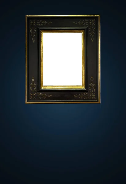 Галерея Старовинного Мистецтва Рамка Королівській Синій Стіні Аукціоні Будинку Або — стокове фото