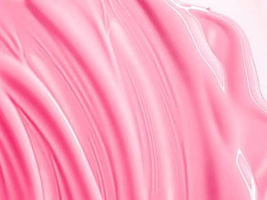 Güzellik ürünü arka planı, cilt estetiği ve lüks makyaj malzemesi tasarımı olarak parlak pembe kozmetik dokusu