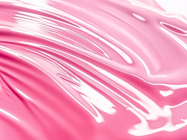 Texture Cosmétique Rose Brillant Comme Fond Produit Maquillage Beauté Cosmétiques — Photo