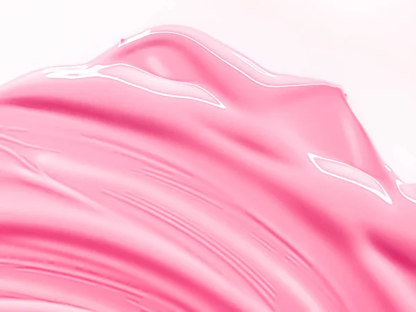 Texture Cosmétique Rose Brillant Comme Fond Produit Maquillage Beauté Cosmétiques — Photo