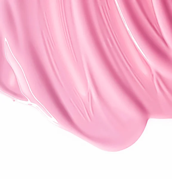 Glossy pink cosmetic texture as beauty make-up product background, skincare cosmetics and luxury makeup brand design concept