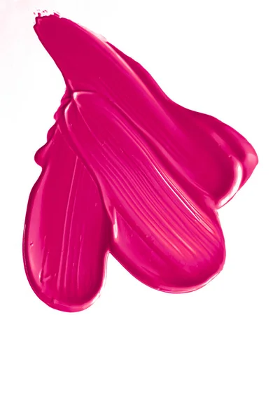 Pinkfarbener Schönheitspflege Hautpflege Und Make Kosmetische Produktprobe Textur Isoliert Auf — Stockfoto