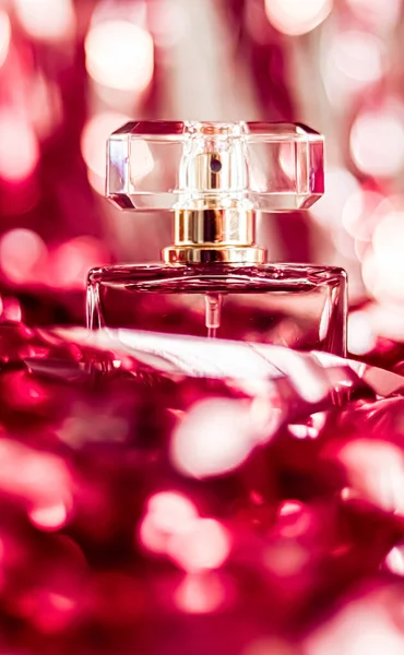 Perfume Bottle Vintage Fragrance Glamour Background Eau Parfum Luxury Holiday — Foto de Stock
