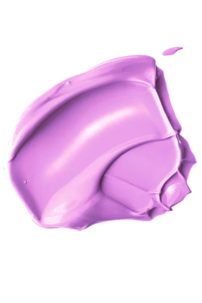 Amostra Beleza Púrpura Pastel Cuidados Com Pele Maquiagem Textura Amostra — Fotografia de Stock