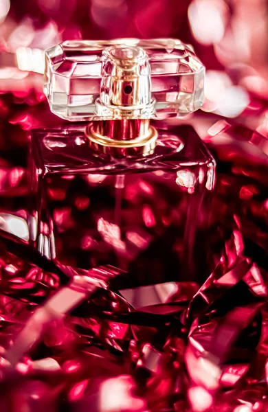 Perfume Bottle Vintage Fragrance Glamour Background Eau Parfum Luxury Holiday — Zdjęcie stockowe
