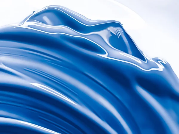 Glossy Blue Cosmetic Texture Beauty Make Product Background Cosmetics Luxury — Fotografia de Stock