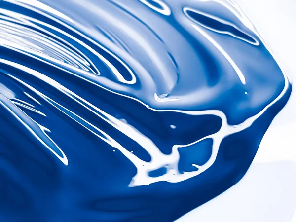 Glossy Blue Cosmetic Texture Beauty Make Product Background Cosmetics Luxury — Fotografia de Stock