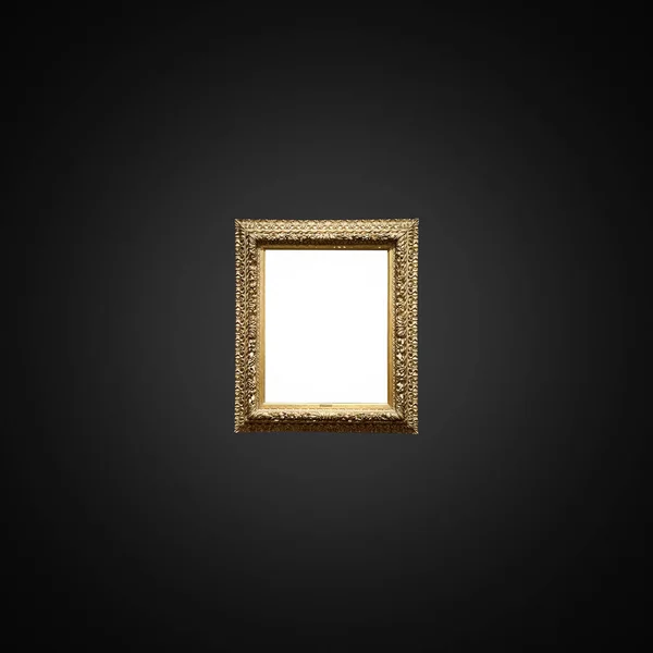 Antique Art Fair Gallery Frame Royal Black Wall Auction House — Φωτογραφία Αρχείου