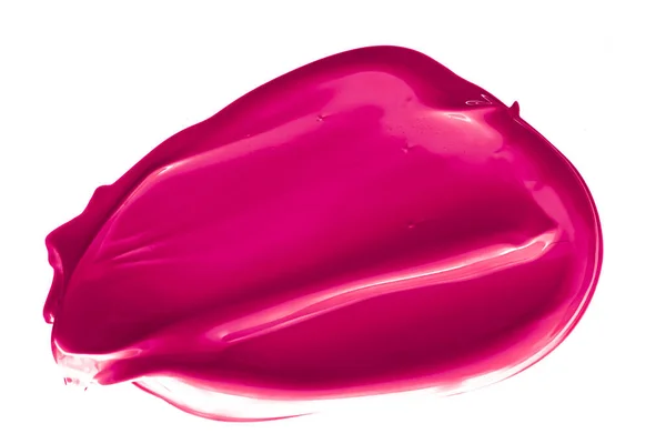 Розовый Образец Красоты Кожа Макияж Образец Текстуры Косметического Продукта Изолированы — стоковое фото