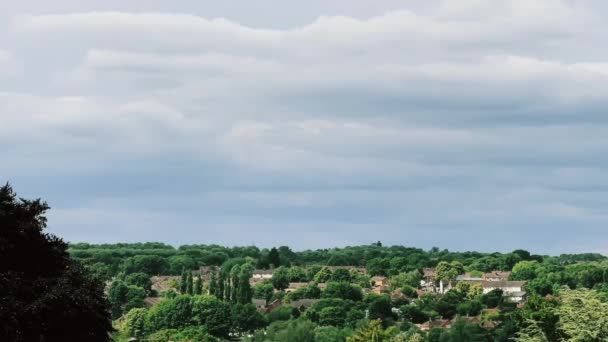 Beautiful English Countryside Landscape Hertfordshire England United Kingdom Green Foliage — Wideo stockowe