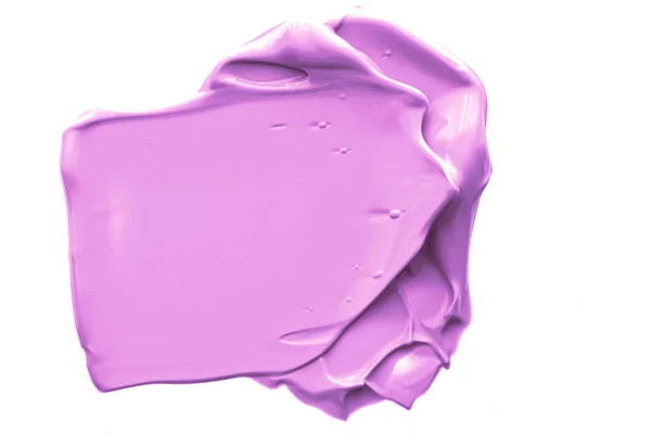 Amostra Beleza Púrpura Pastel Cuidados Com Pele Maquiagem Textura Amostra — Fotografia de Stock