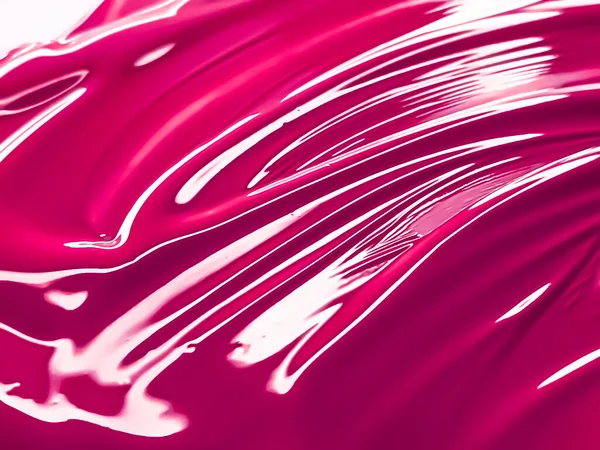 Glossy Pink Cosmetic Texture Beauty Make Product Background Cosmetics Luxury — Photo