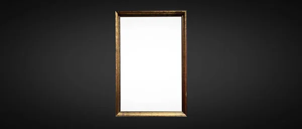 Antique Art Fair Gallery Frame Royal Black Wall Auction House — Stock fotografie