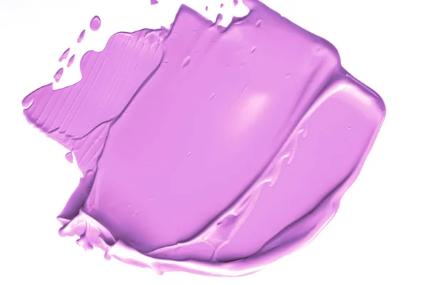 Пастельно Фиолетовый Образец Красоты Кожа Макияж Образец Текстуры Косметики Изолированы — стоковое фото