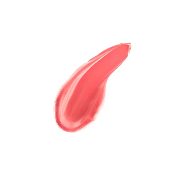 Pastel Coral Beauty Swatch Skincare Makeup Cosmetic Product Sample Texture — 스톡 사진